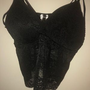 Lace crop top